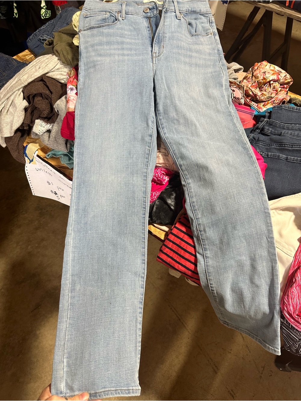 Light Blue Straight-Leg Women’s Jeans